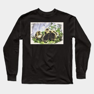Chicks Siblings / Maléa is looking for the Kobold - Children's book WolfArt Long Sleeve T-Shirt